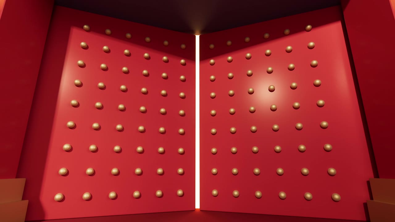 詳情圖-中國古門，傳統(tǒng)建筑，3d渲染。