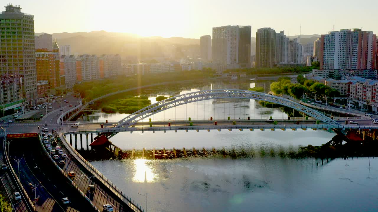 承德市城市景观航拍