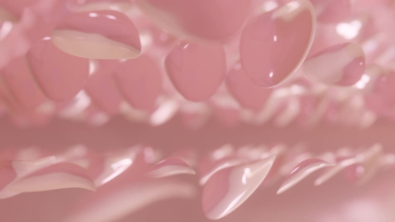 皮肤细胞三维动画，紧致松弛肌肤。