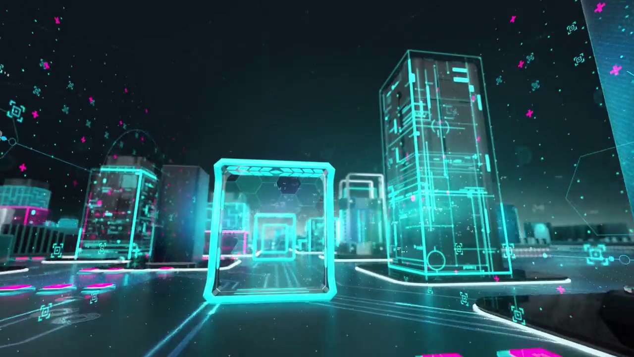 详情图-6G网络与数字技术高科技的概念