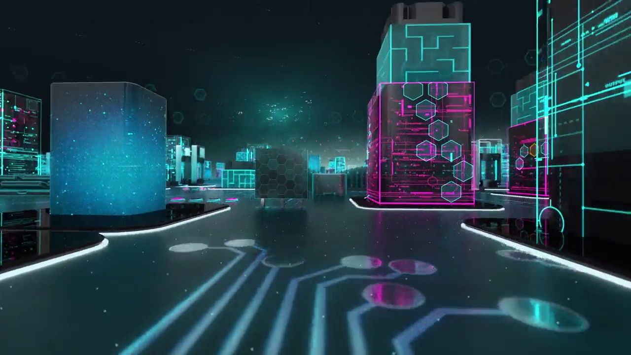 详情图-6G网络与数字技术高科技的概念