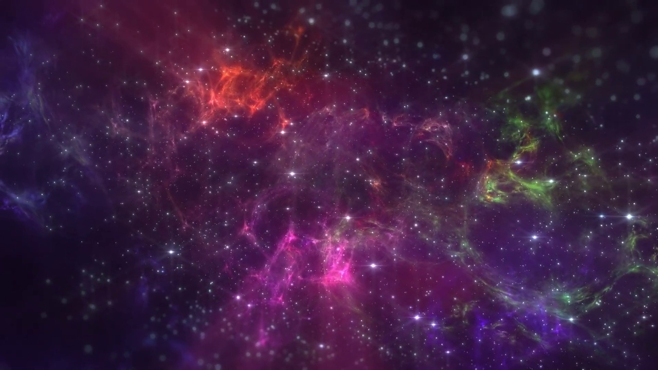详情图-闪亮的星系粒子动画背景
