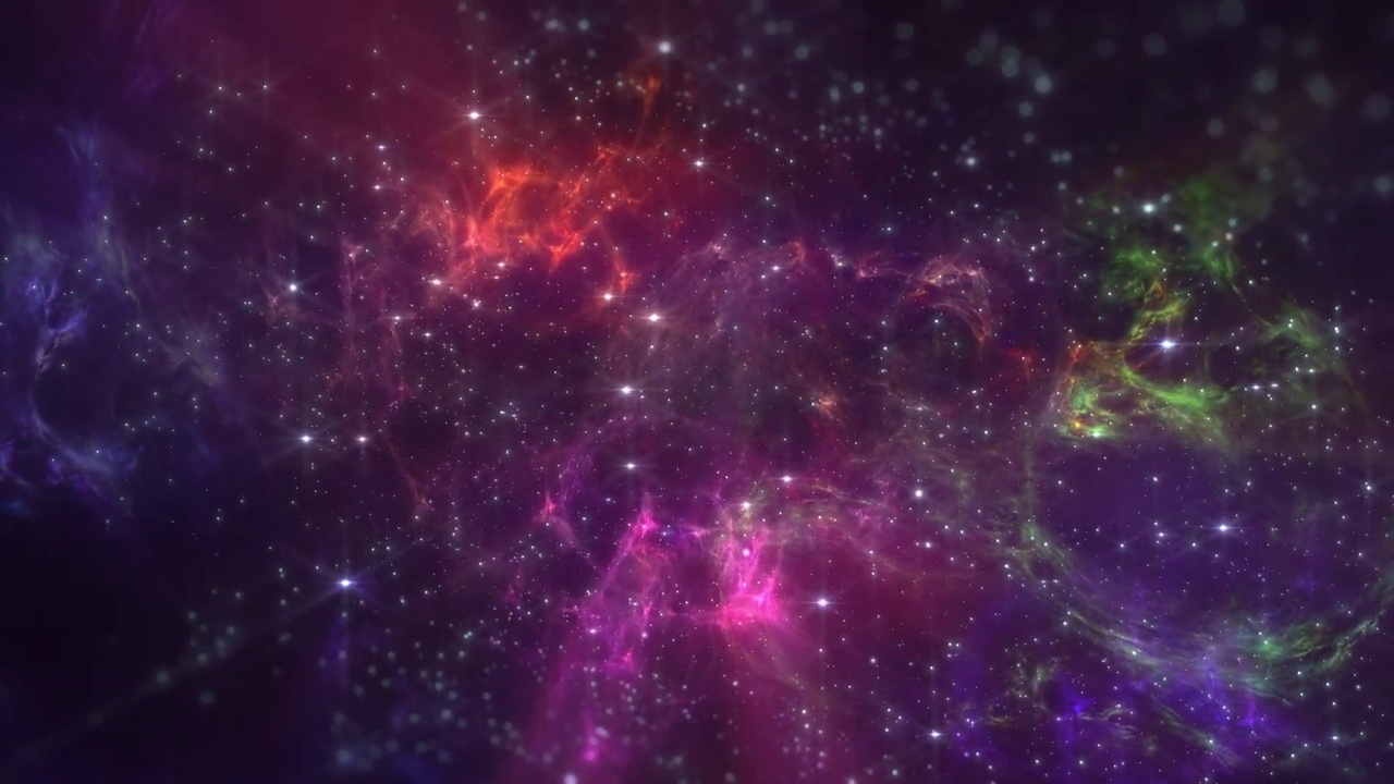 详情图-闪亮的星系粒子动画背景