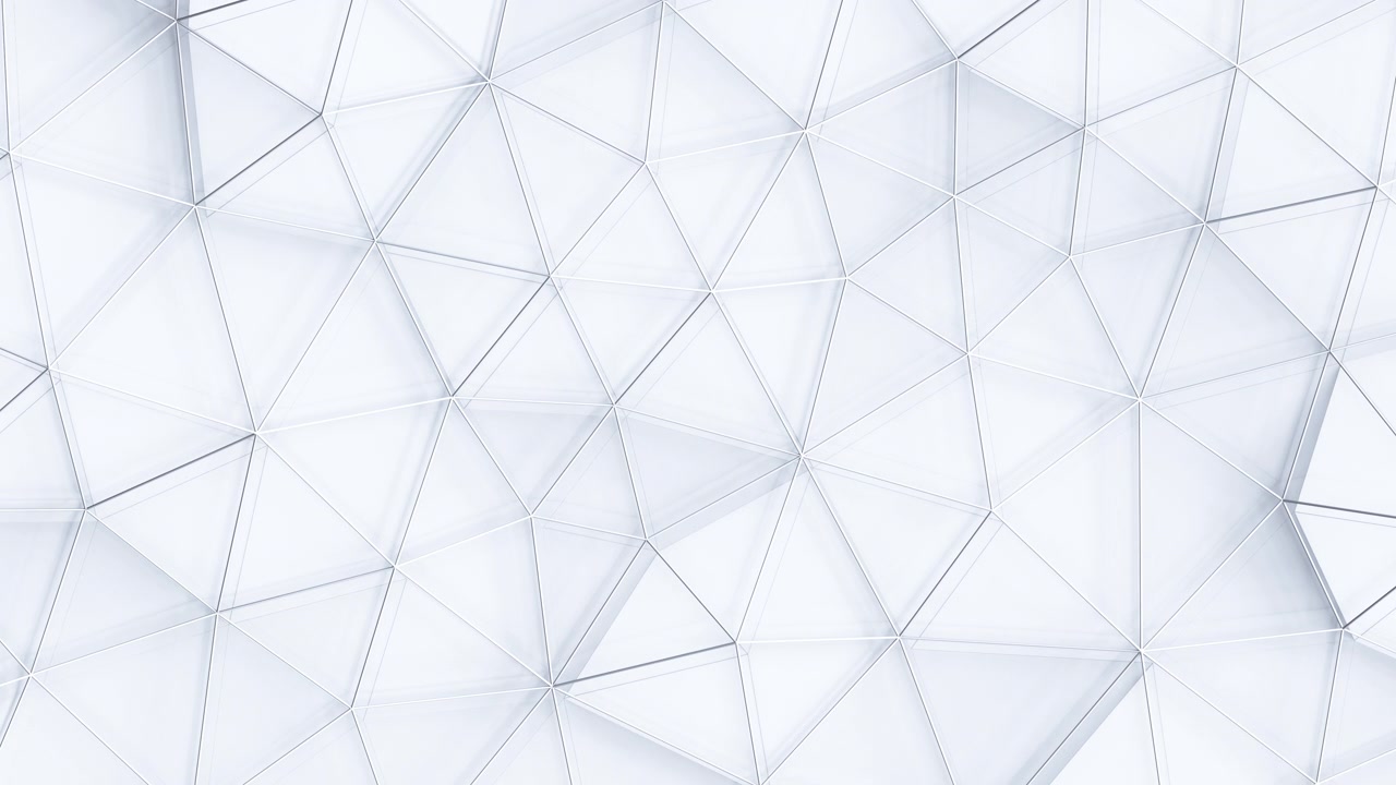 详情图-从随机移动的白色三角形和网格中抽象运动背景。抽象三角形背景。