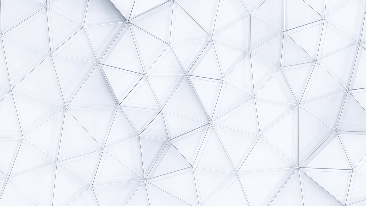 详情图-从随机移动的白色三角形和网格中抽象运动背景。抽象三角形背景。