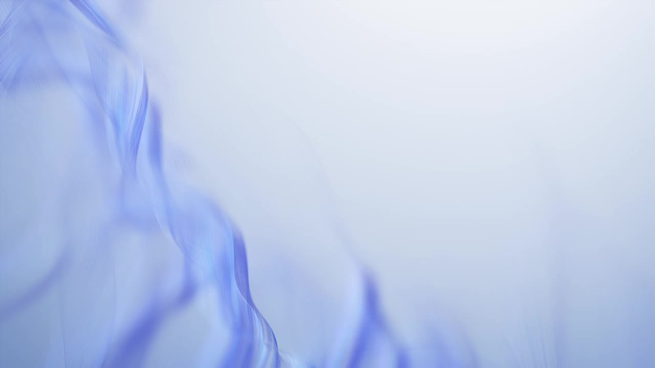 缕缕形状移动和改变形式-抽象背景动画与复制空间，可循环-明亮的版本