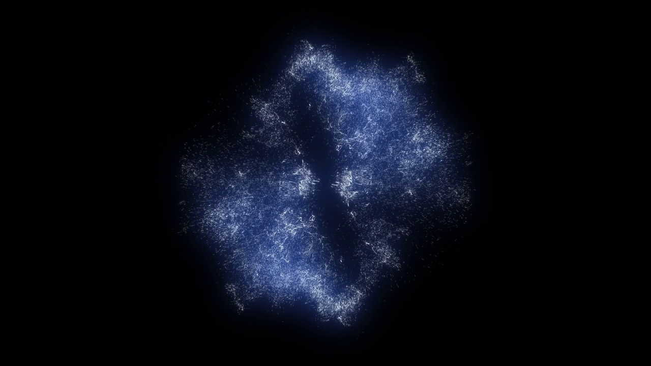 魔法效果霜雾效果烟雾元素循环动画视频透明背景与alpha通道。