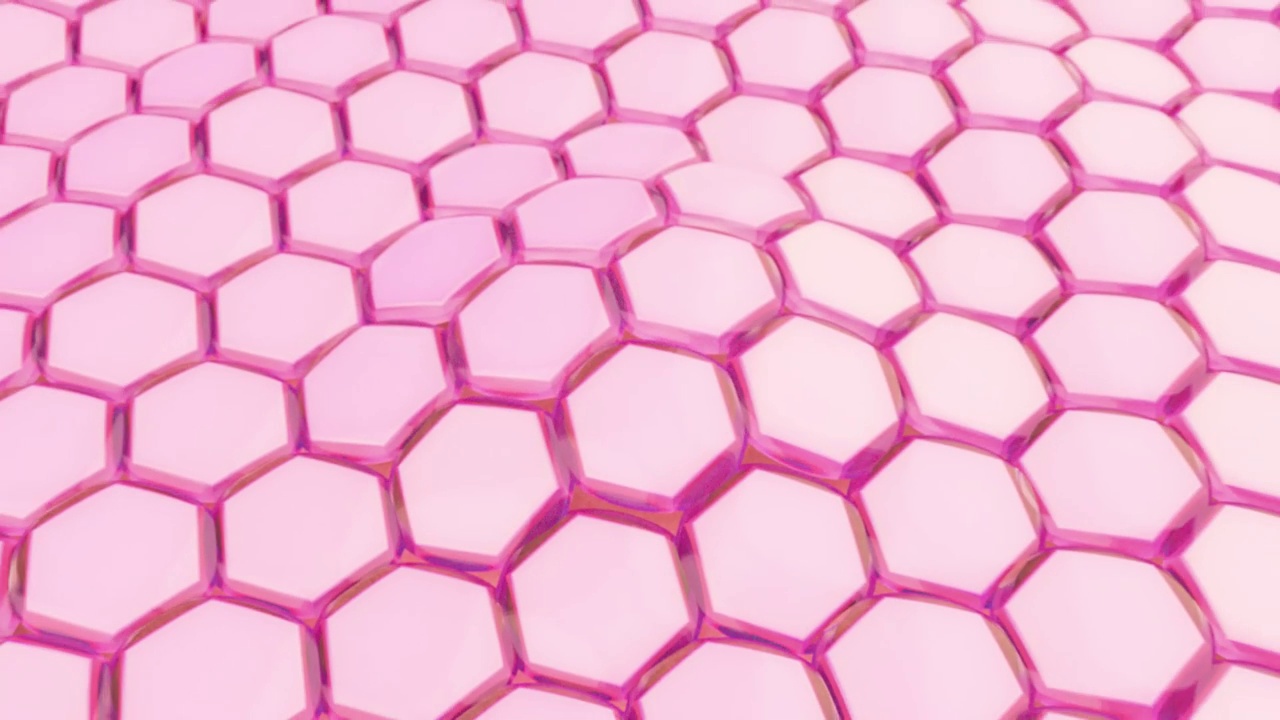 详情图-动画胶原皮肤精华和维他命。概念护肤宏3D渲染流体流动。