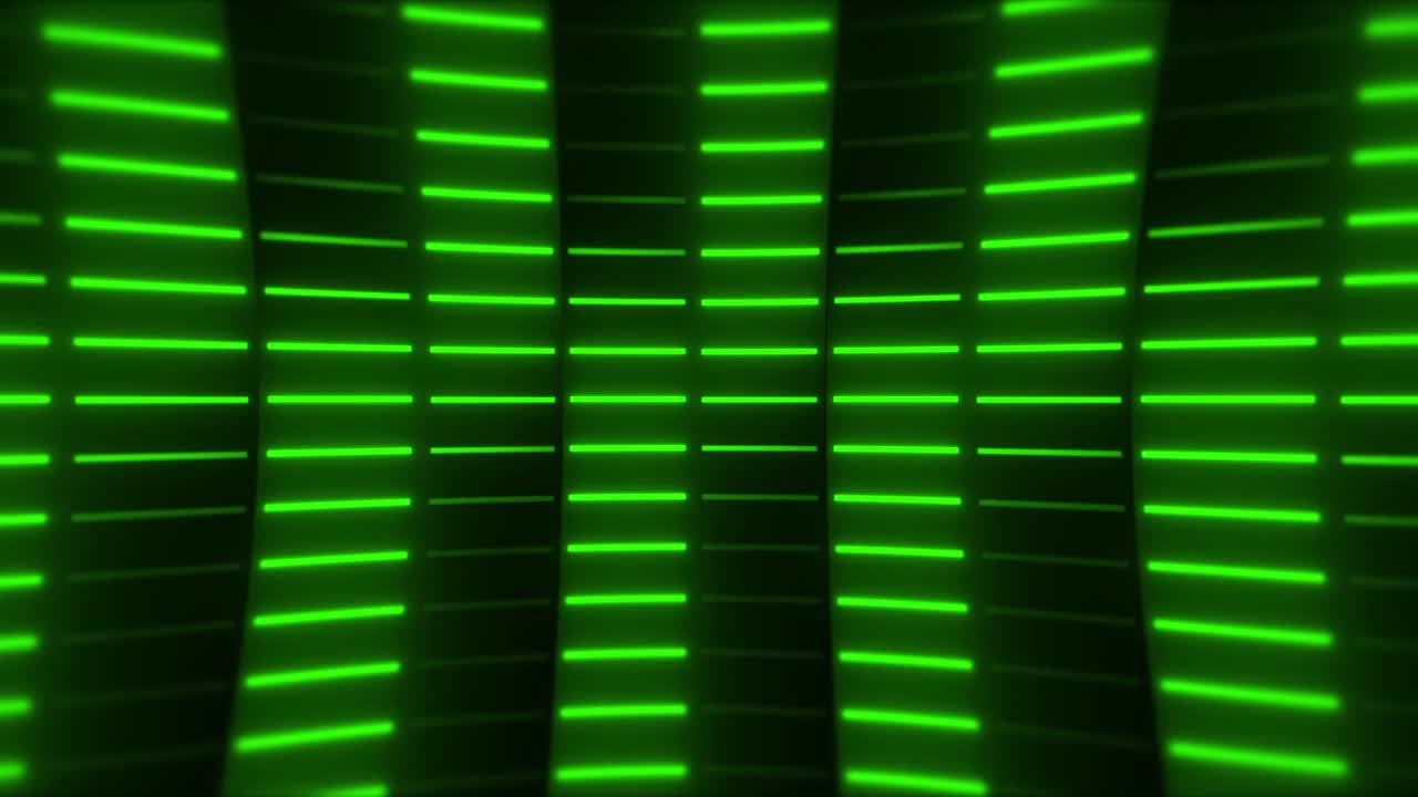 绿色均衡器泛光灯闪烁的墙壁VJ舞台4K遮光罩闪烁的灯闪光俱乐部手电筒迪斯科灯动画光束灯泡卤素头灯灯夜总会关闭循环动画