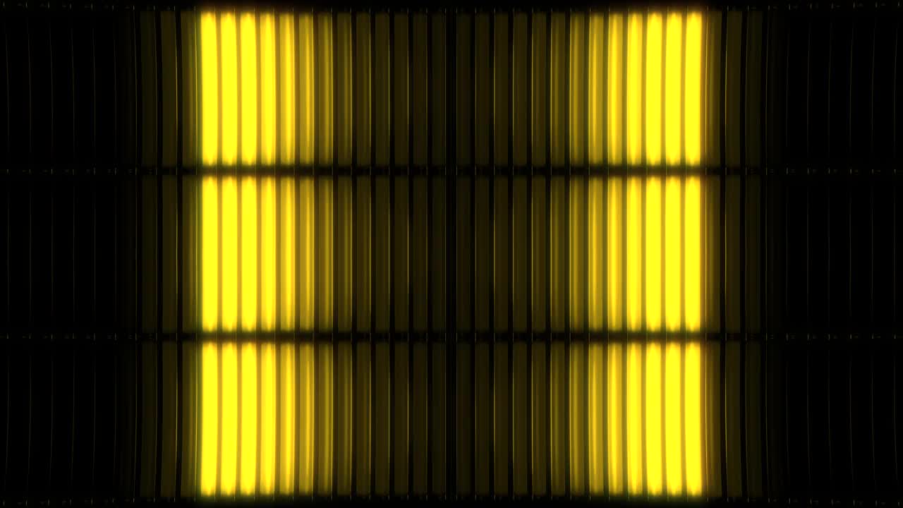 黄灯霓虹灯泛光灯闪烁的墙壁VJ舞台4K遮光罩闪烁的灯闪光俱乐部手电筒迪斯科灯动画光束灯泡卤素头灯灯夜总会关闭循环动画