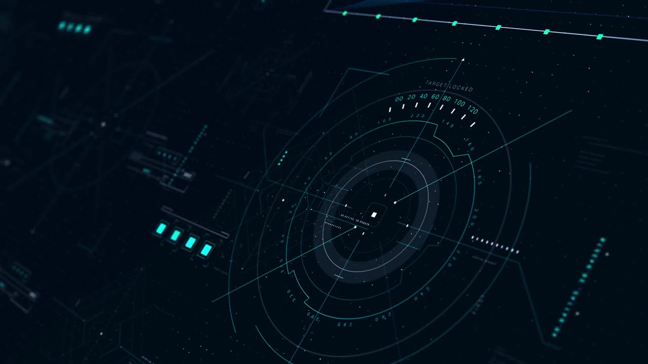 带有粒子的数字网络空间和数字数据网络连接。高速连接与数据分析技术数字背景概念。