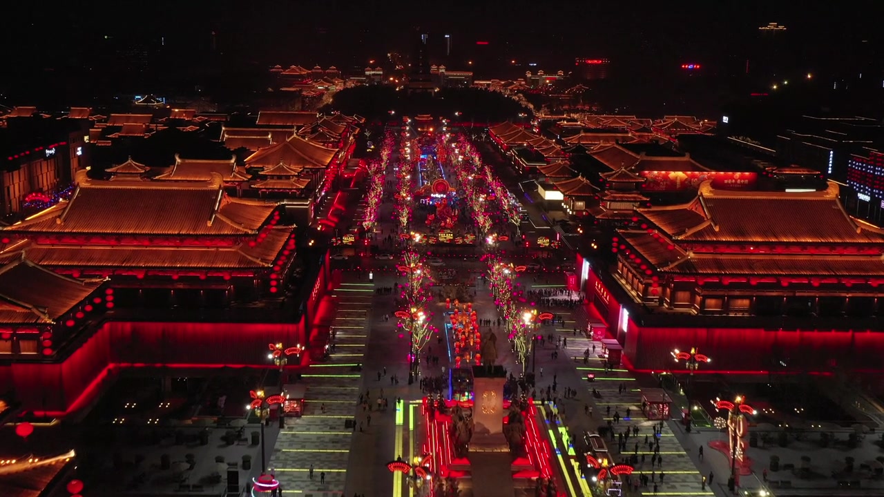 详情图-西安大唐不夜城夜景
