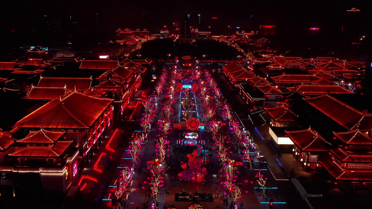 西安大唐不夜城夜景