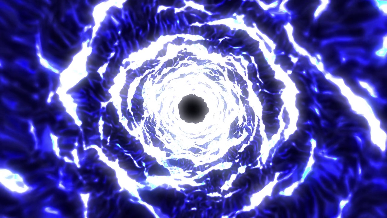 抽象数字背景。明亮的隧道。数据流信息。大数据可视化。数字通信的概念。3 d渲染。4 k动画。