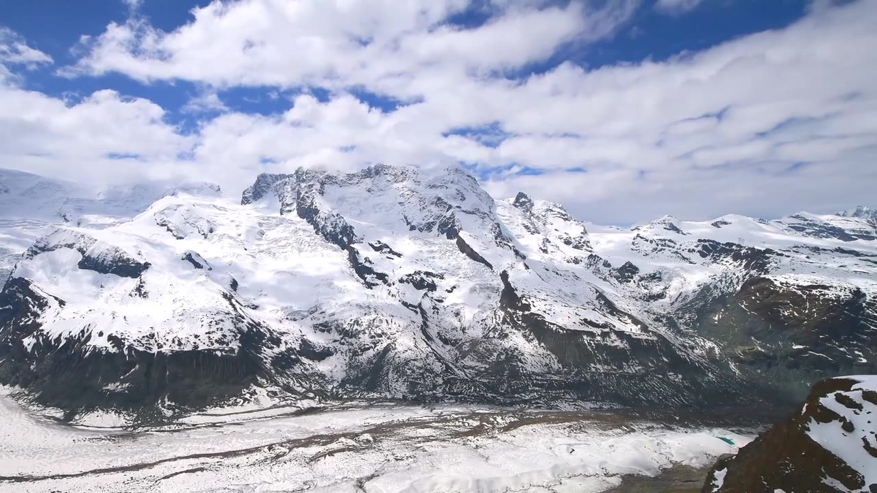 詳情圖-瑞士采爾馬特的戈爾納冰川全景