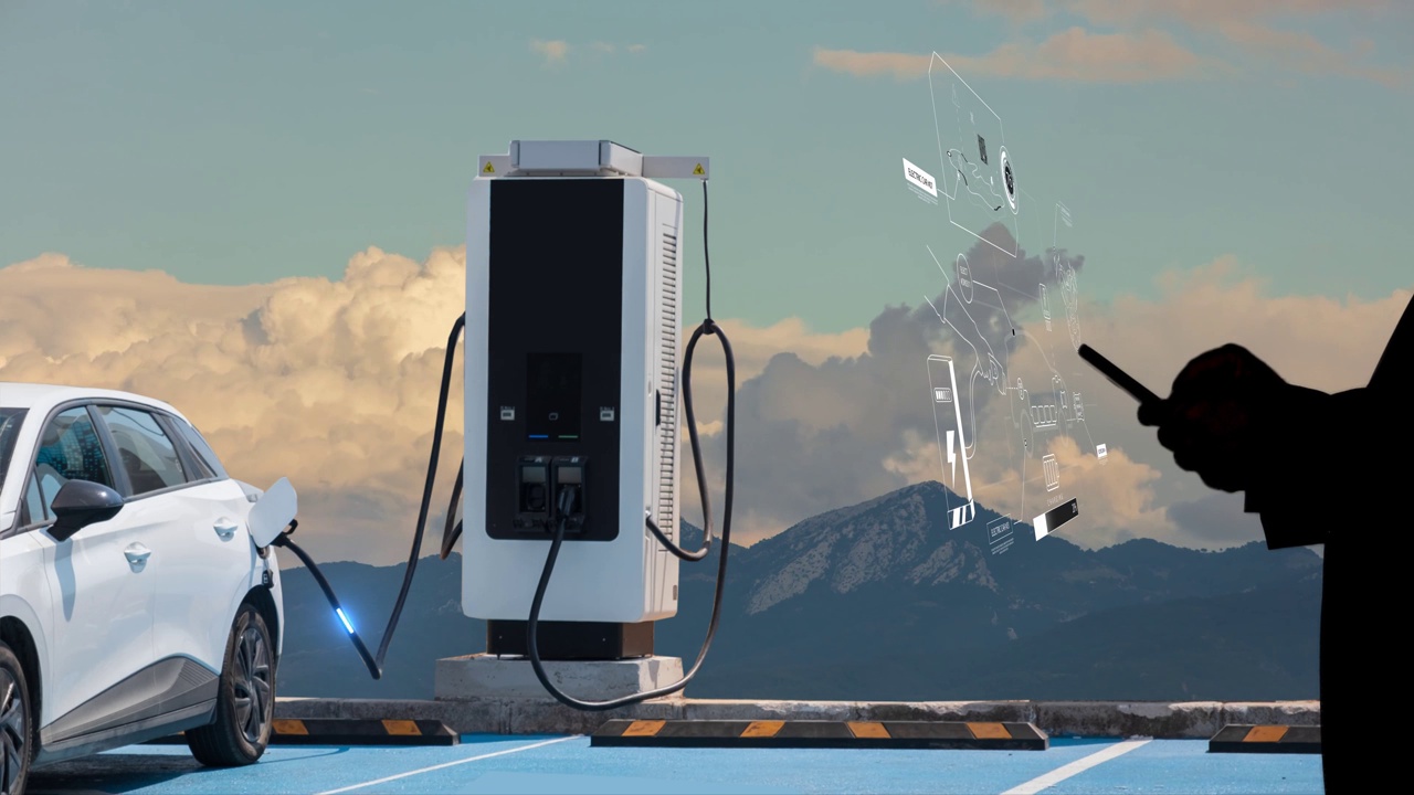 電動汽車動力充電、充電技術、清潔能源充注技術。