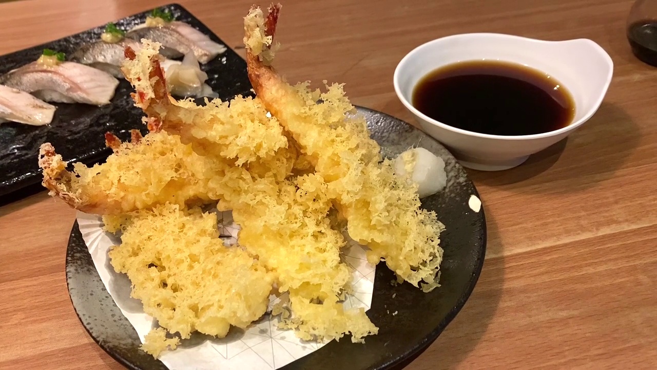 日本料理天妇罗和寿司