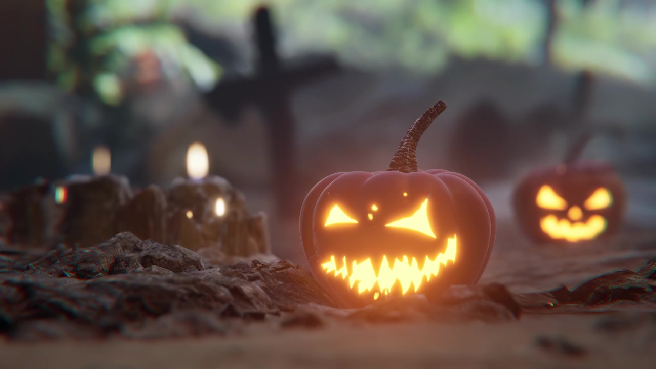 詳情圖-用我們令人驚嘆的高質(zhì)量庫存照片集合捕捉萬圣節(jié)的怪異魔力，非常適合為您的創(chuàng)意項目添加一絲怪異。(loopable)