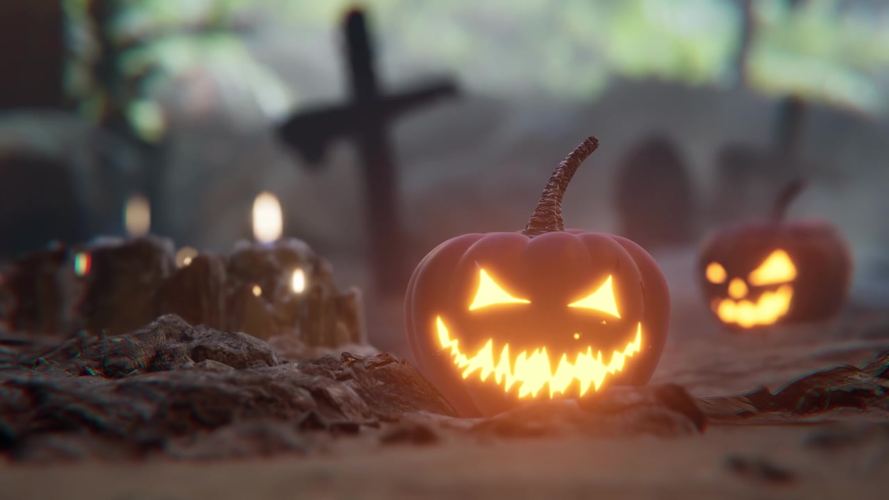 詳情圖-用我們令人驚嘆的高質(zhì)量庫存照片集合捕捉萬圣節(jié)的怪異魔力，非常適合為您的創(chuàng)意項目添加一絲怪異。(loopable)