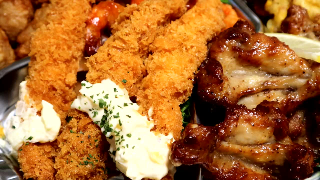 吃炸虾当开胃菜