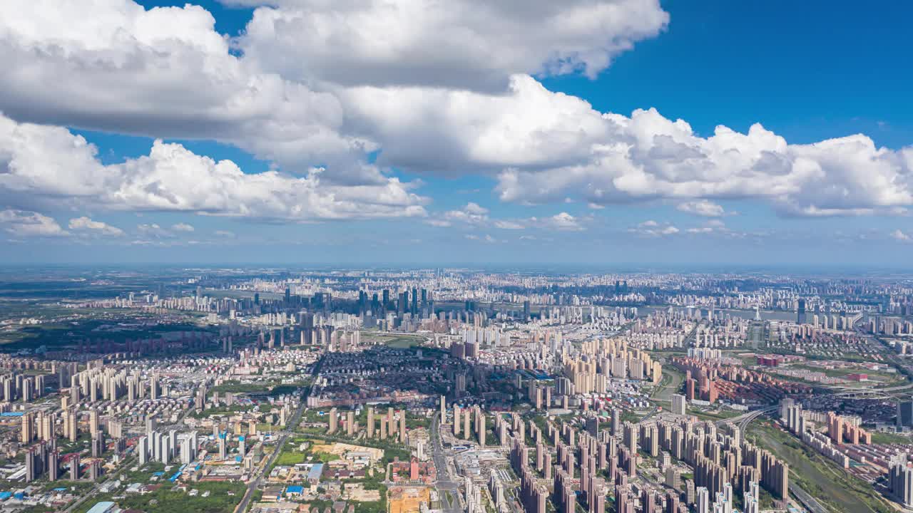 中國江西南昌城市風光航拍