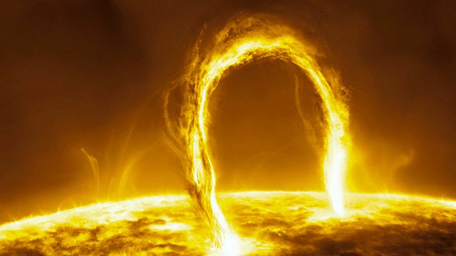 新!太陽耀斑爆發(fā)。電影質(zhì)量視效。
