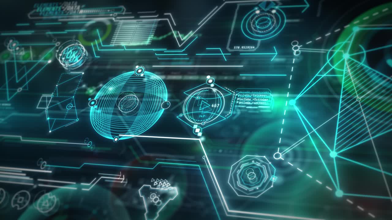 由数据流组成的虚拟空间。