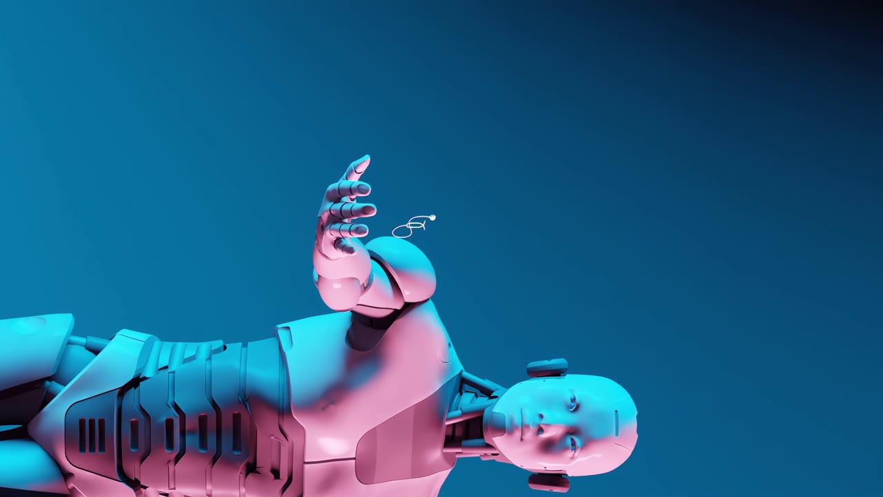 詳情圖-采購產品醫療機器人手持聽診器，3D渲染，人形機器人，機器人技術，人工智能，醫療技術，垂直
