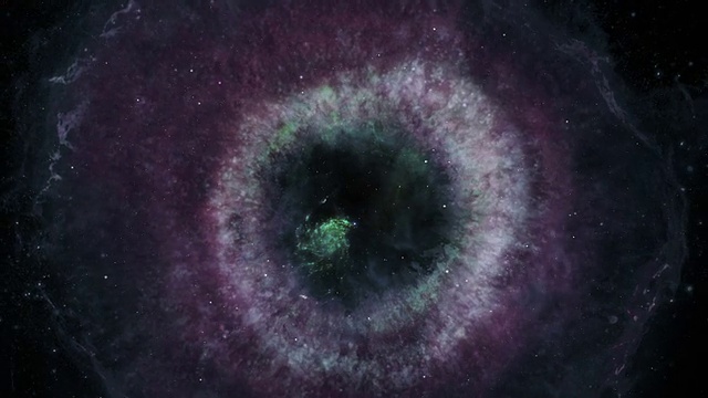 恒星和星系。Loopable。五彩缤纷的。空间背景:星云，恒星，彗星。