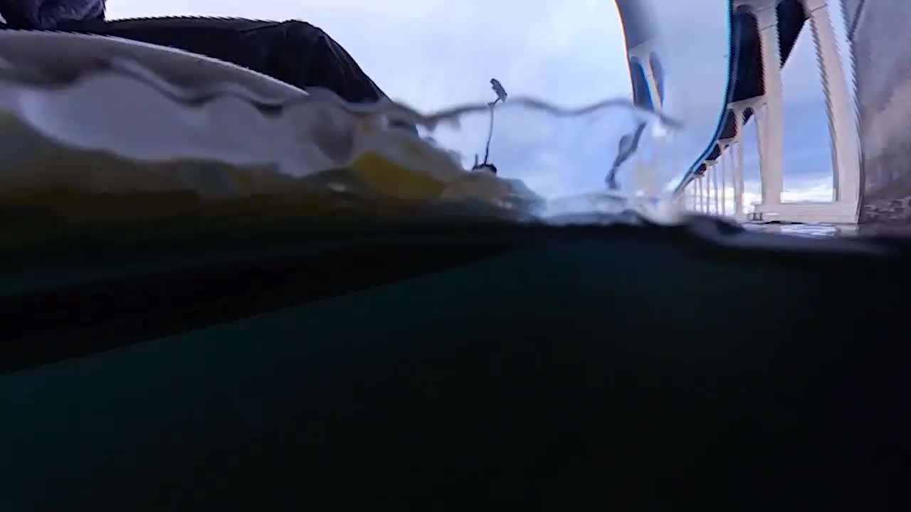科罗纳多大桥的水下景观，insta360
