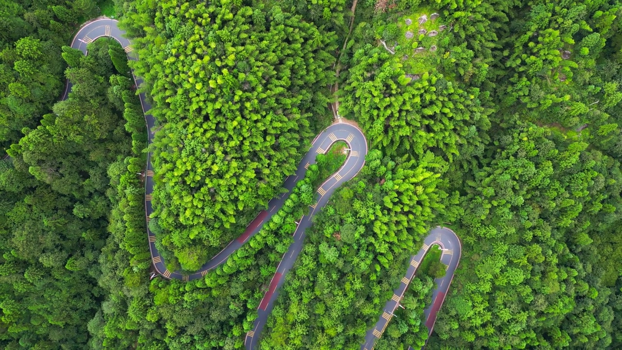 詳情圖-井岡山公路航拍圖