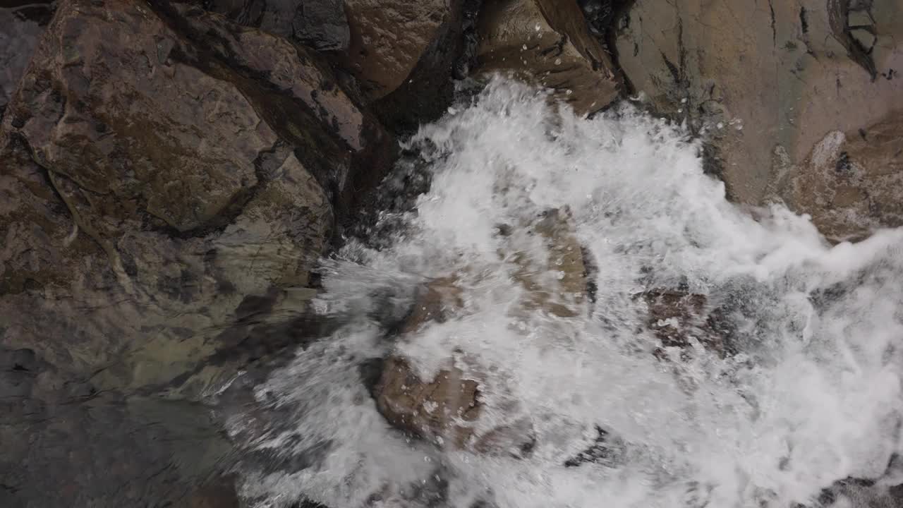 放大冰川和洪水流经岩石河床，冰岛