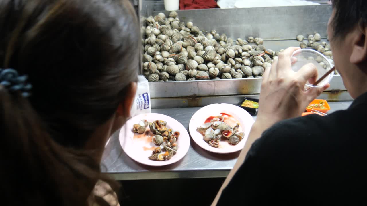 煮蛤，亚洲食物