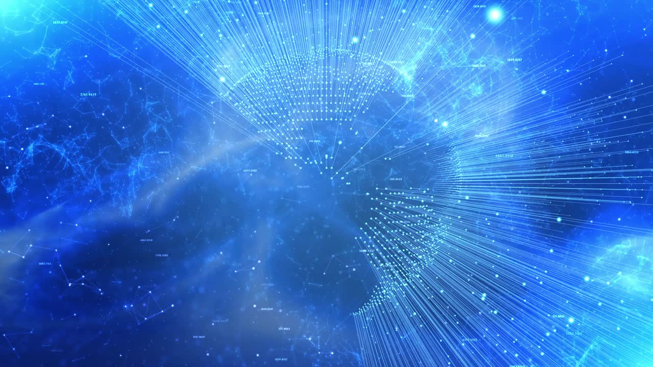 化学分子动画与数字地球地球网络空间。