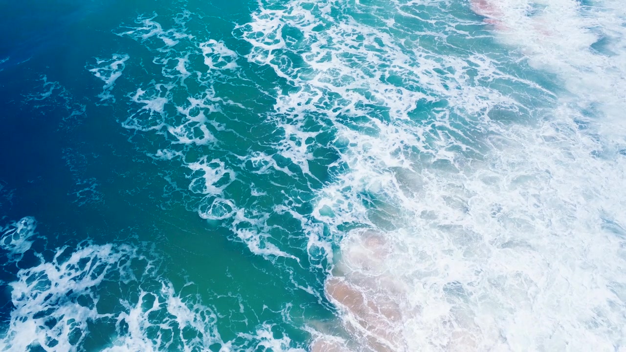 詳情圖-俯視圖海浪