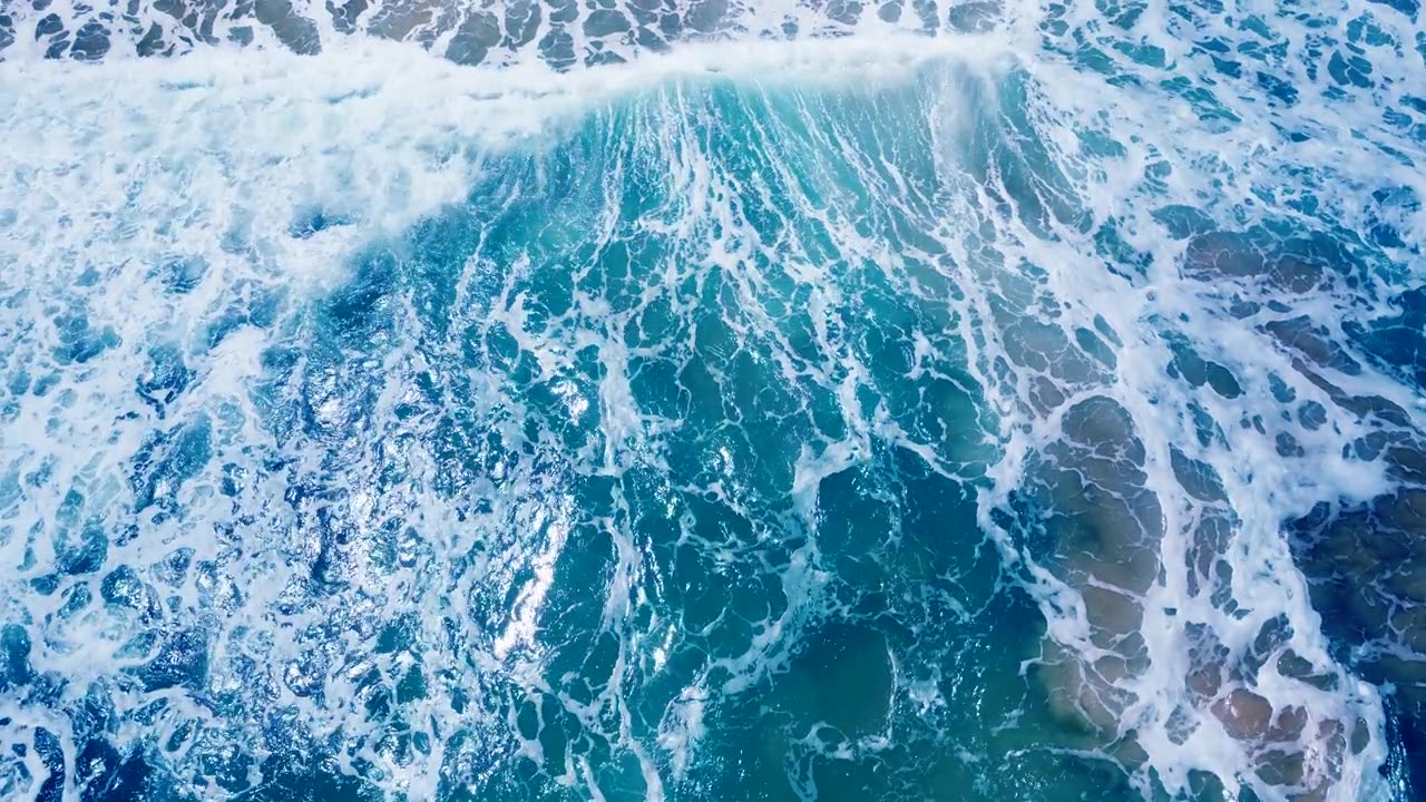 詳情圖-鳥瞰圖俯視圖海浪