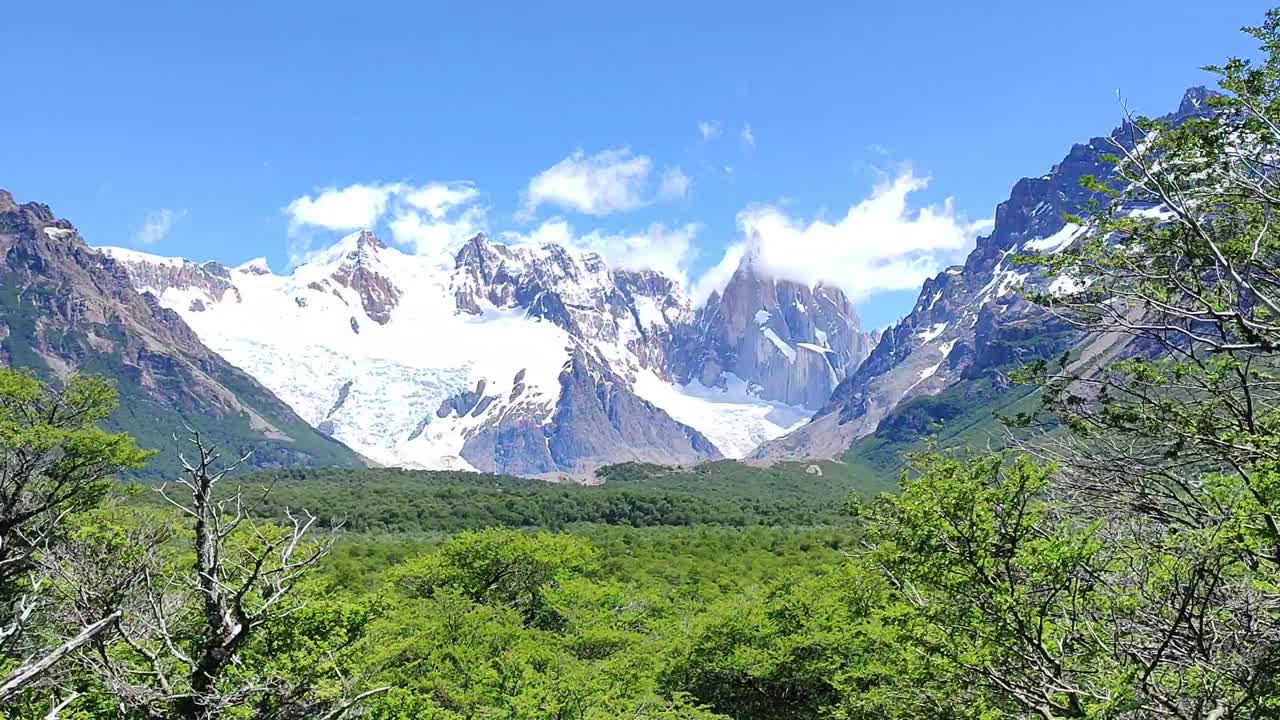 阿根廷El Chalten的Torre冰川美景