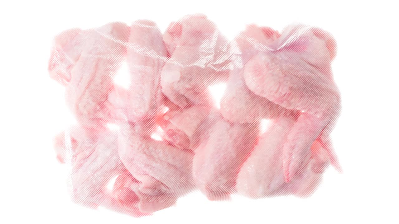 包装和冷冻一批鸡翅