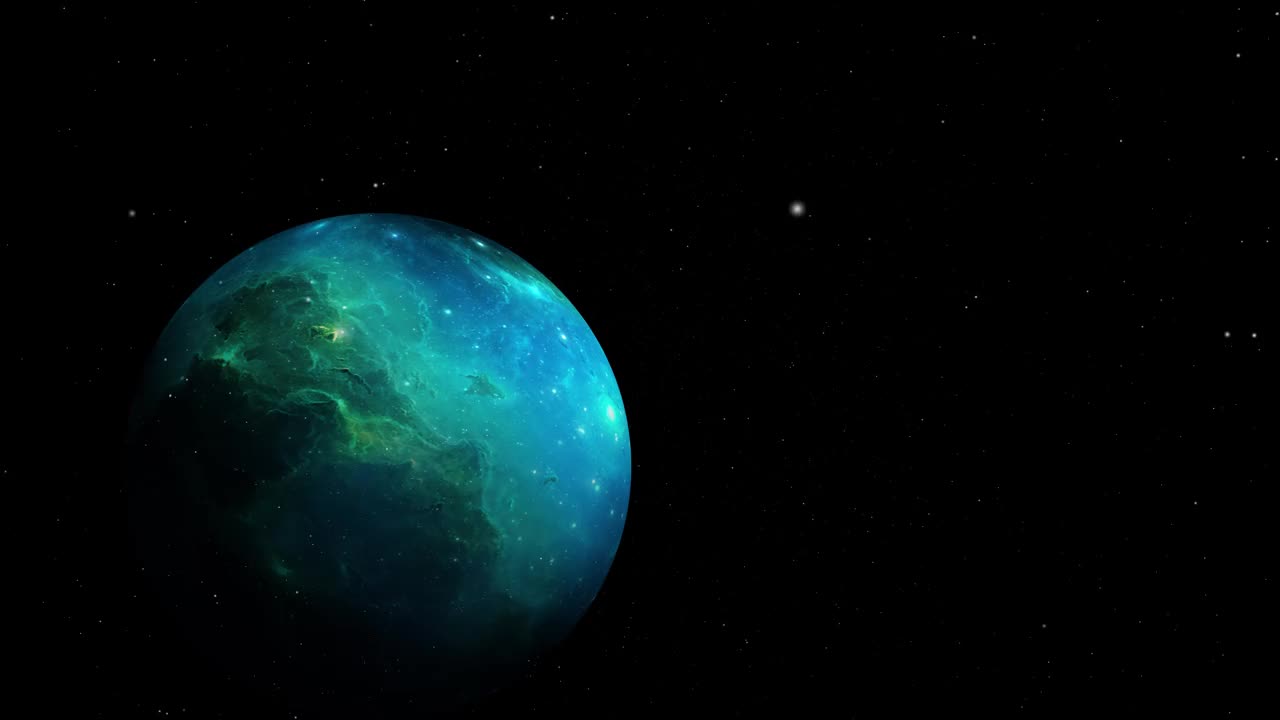 太空中神秘的气体行星