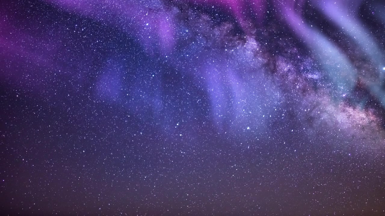 詳情圖-極光和銀河系南天24毫米水瓶座流星雨模擬北極光