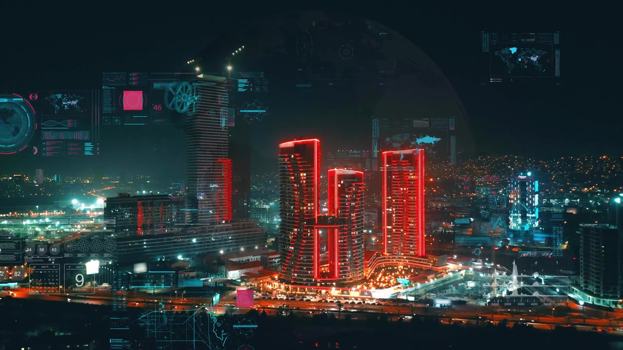 詳情圖-現(xiàn)代城市景觀和通信網(wǎng)絡(luò)概念。電信。IoT物聯(lián)網(wǎng)。信息通信技術(shù)(ICT)。智能城市。數(shù)字轉(zhuǎn)換。