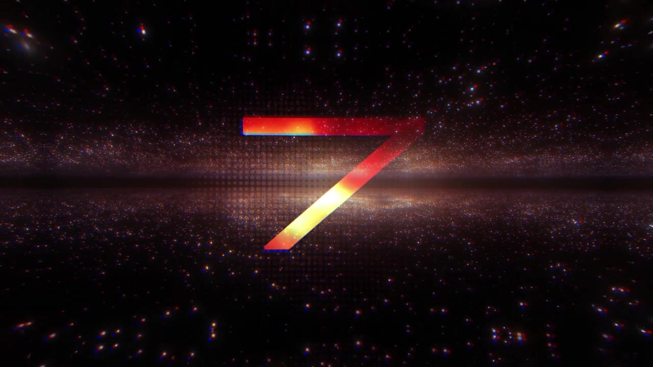 详情图-十秒倒计时在太空恒星爆炸与十分钟的复制空间为您的设计在最后。十到一倒数数字效果计数计时器与超空间。