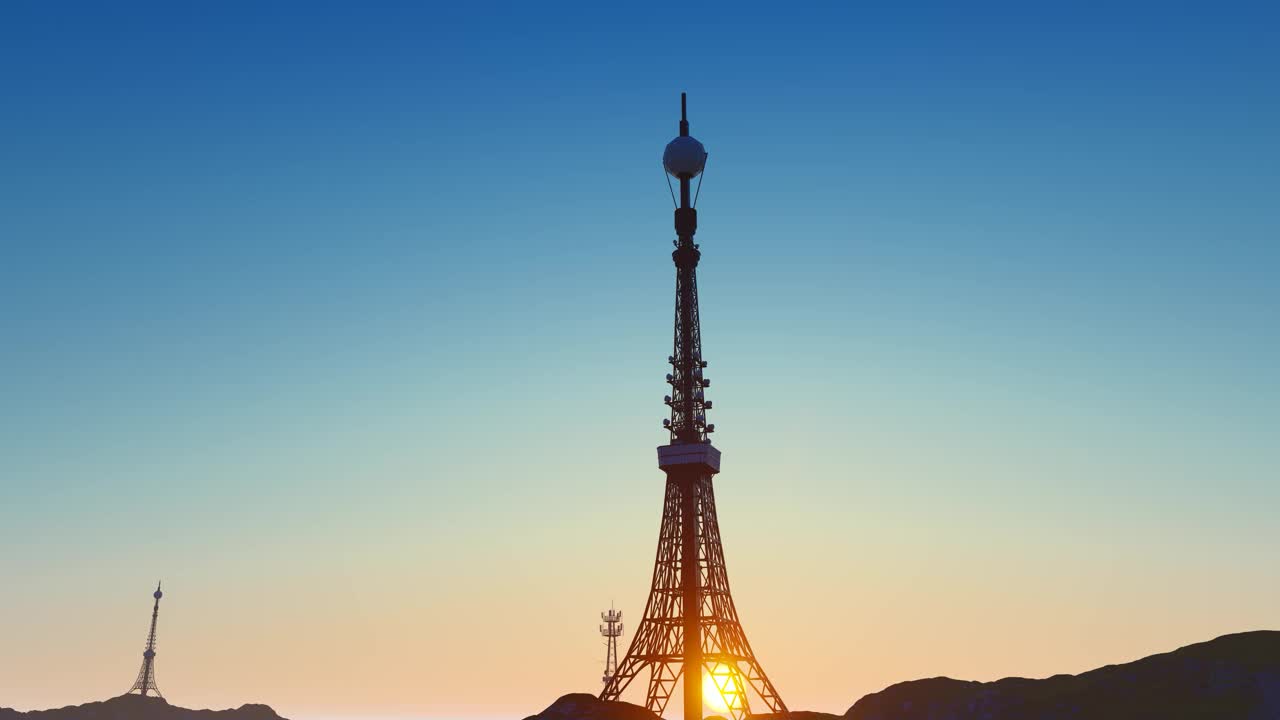 高原山区5G移动基站信号塔延迟