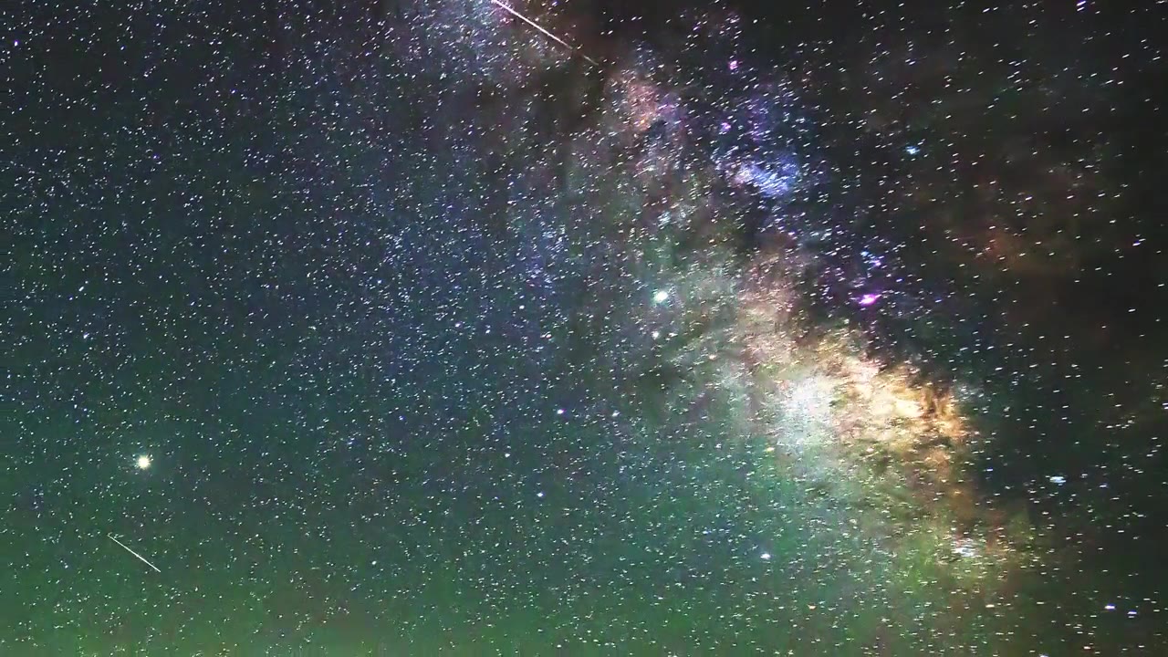 詳情圖-銀河系和星系天空天文學的時間流逝，4K。