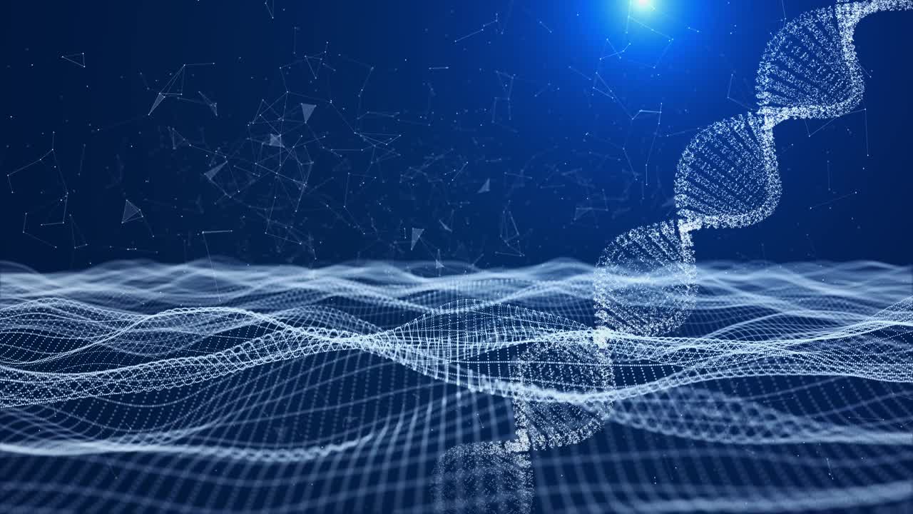 Dna粒子与神经丛科学医学创新医学、科学技术。背景。
