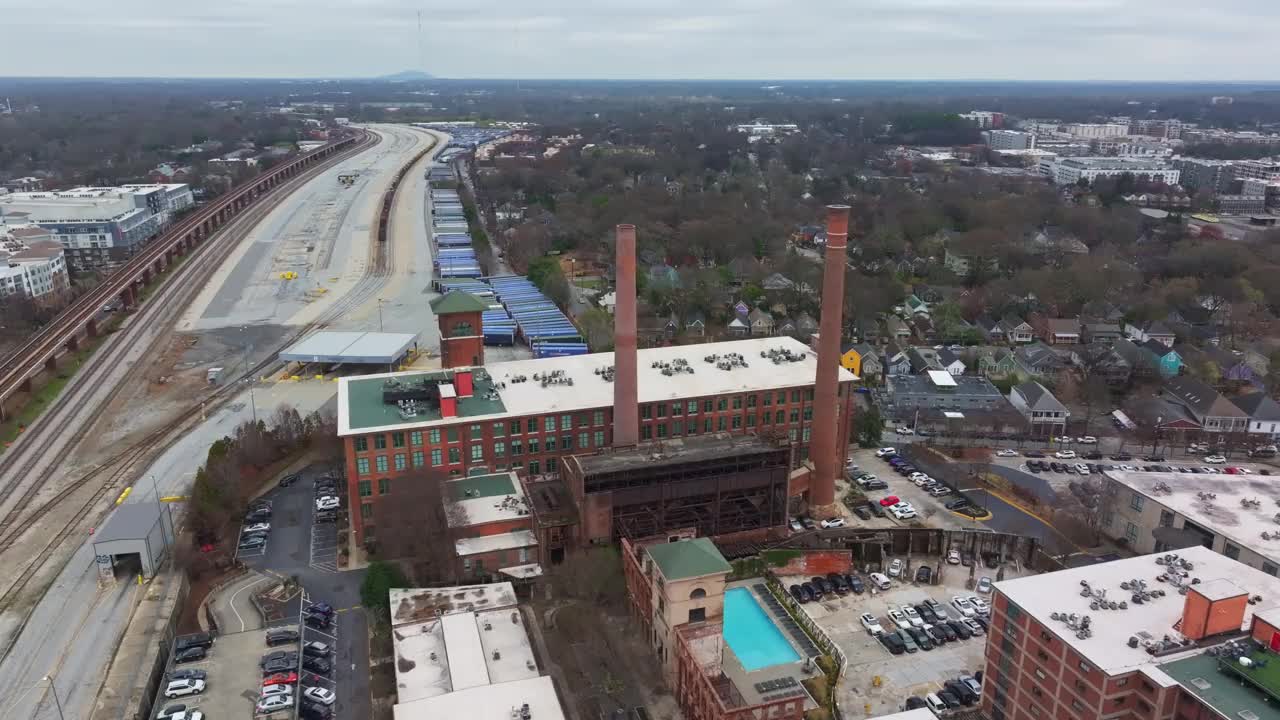 亚特兰大卷心菜镇社区住房和Intown社区，富尔顿棉纺厂阁楼和大型航运码头设施，格鲁吉亚，美国