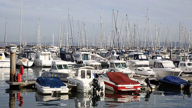 英国码头marina德文英格兰英国游艇和游艇