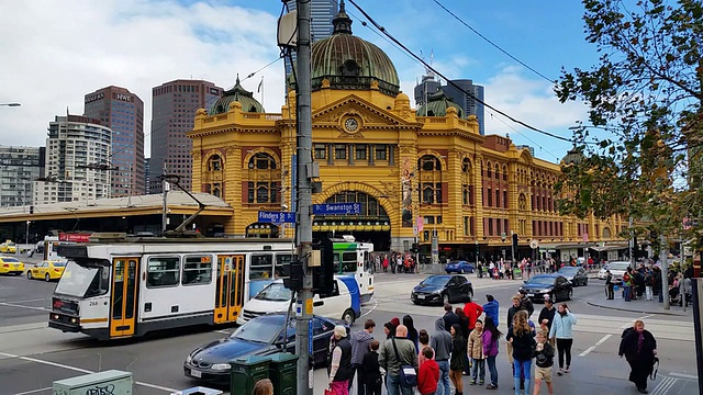 澳大利亚维多利亚州墨尔本-弗林德斯街站