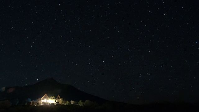 星星和银河的时间流逝