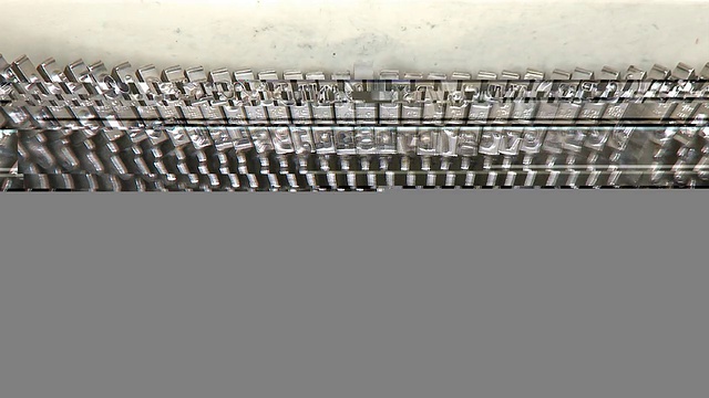 老式打字机写作